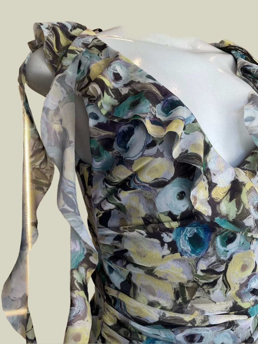 Zara Ruffle Mini Dress - Picture 9 of 11